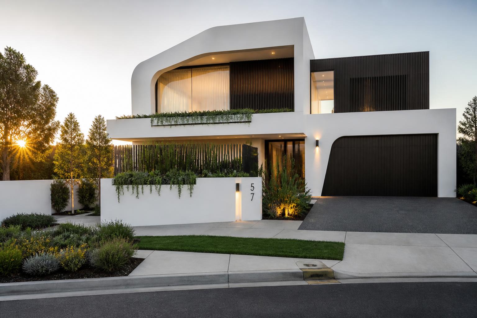 Pristine modern Adelaide home after professional house washing